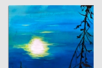 Paint Nite: Lake In The Moonlight